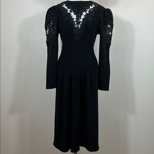 Pat Sandler for Wellmore Saks Fifth Avenue 80s Vintage Cocktail Dress Size 10